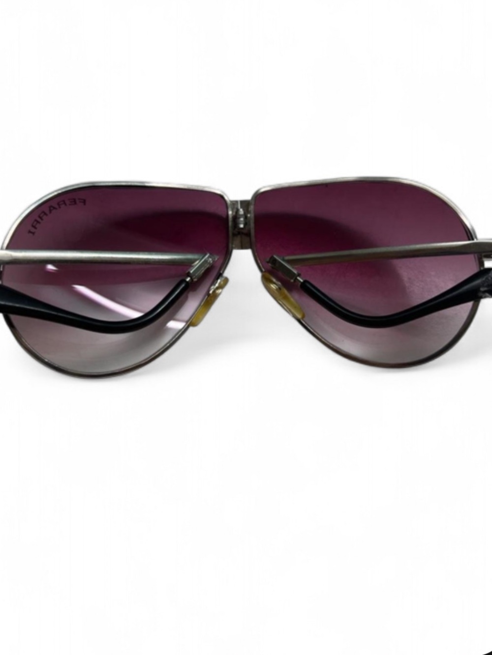 Vintage Ferrari Folding Sunglasses - Collapsible Aviator Style w/ Original Case - Picture 4 of 8